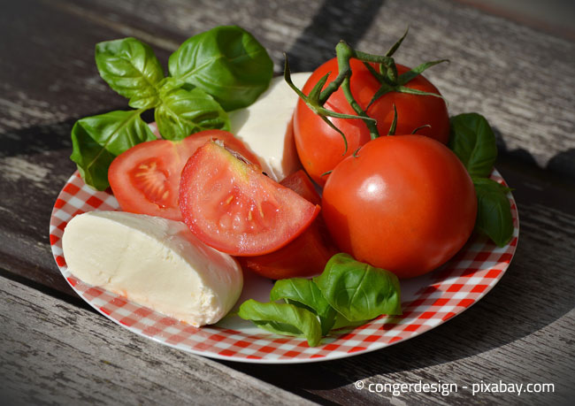 Tomaten, Mozarella & Basilikum - Der Klassiker in der Küche